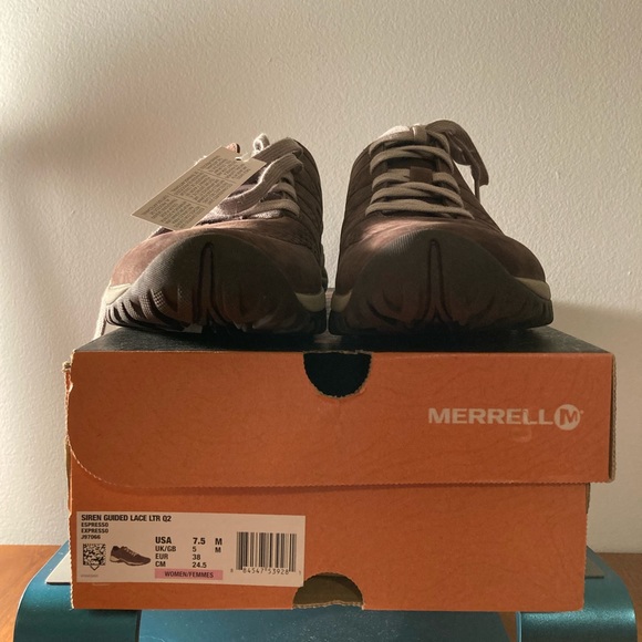 Merrell Siren Guided Lace Leather Q2 Shoes - Picture 3 of 3